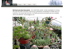 Tablet Screenshot of nwcactus.com
